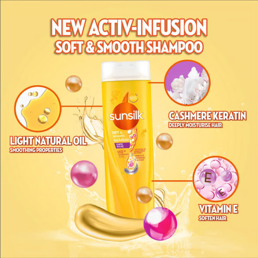Sunsilk soft and smooth shampoo hotsell