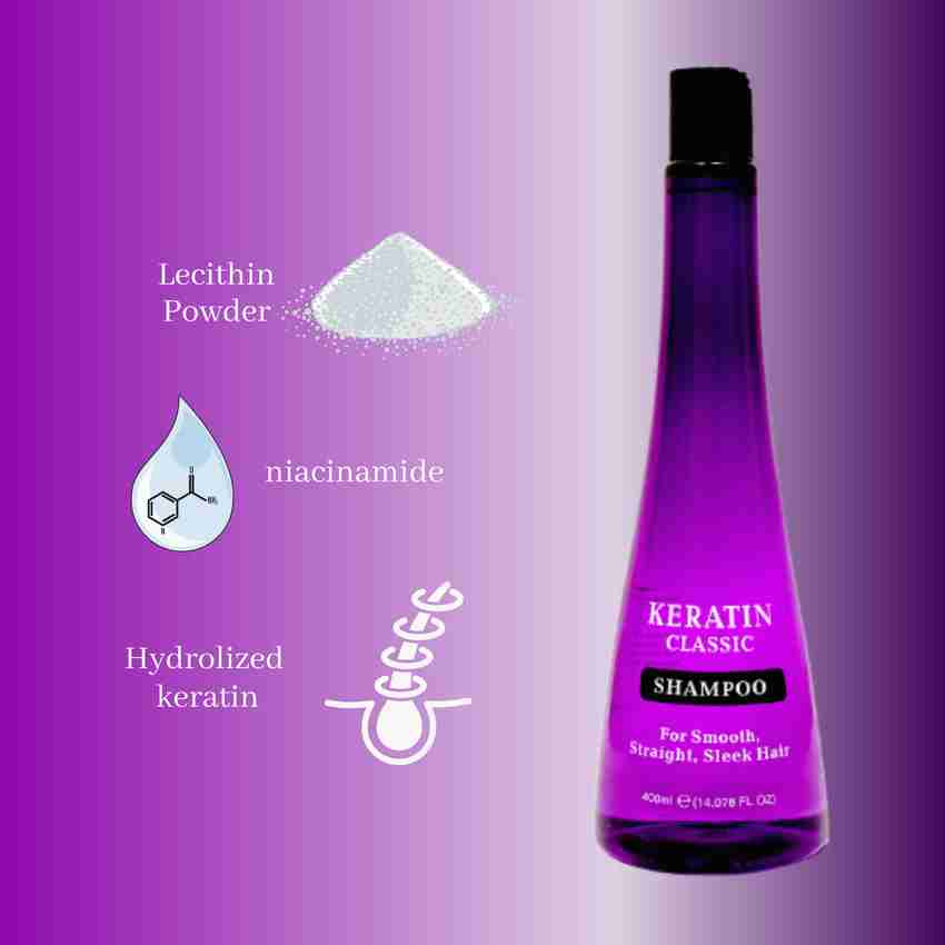 XPEL Keratin Classic Hair Shampoo For Dry Frizzy Hair for