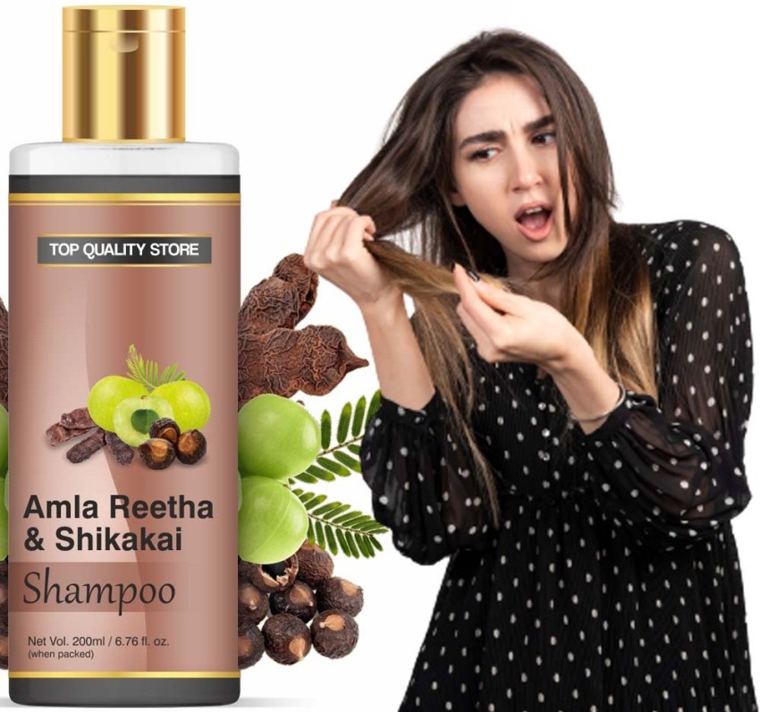 Amla reetha deals shikakai shampoo