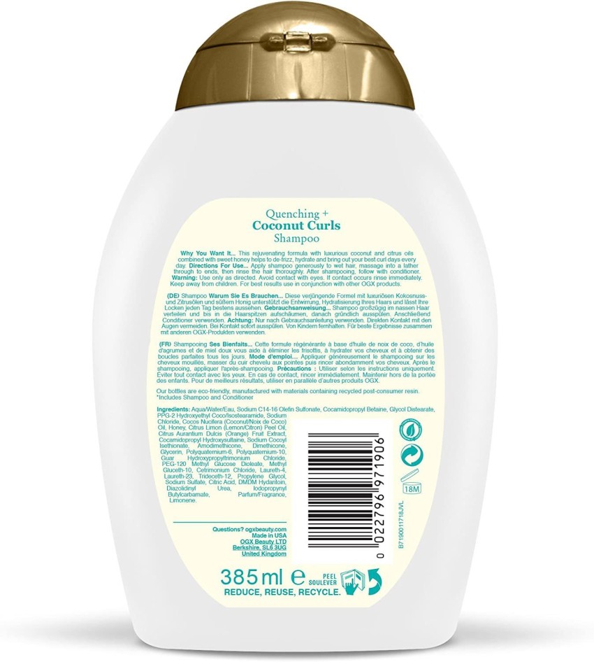 Ogx Quenching Coconut Curls Shampoo - 385 ml