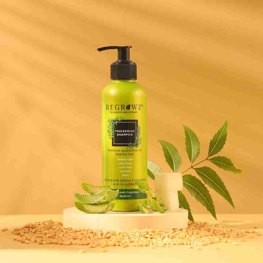 REGROWZ Hair Thickening Shampoo Natural and Organic Herb Shampoo