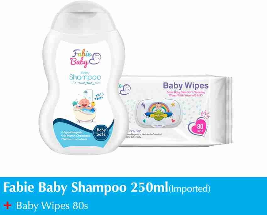 Fabie Baby Baby Shampoo 250ml Imported Baby Wipes 80s Price in