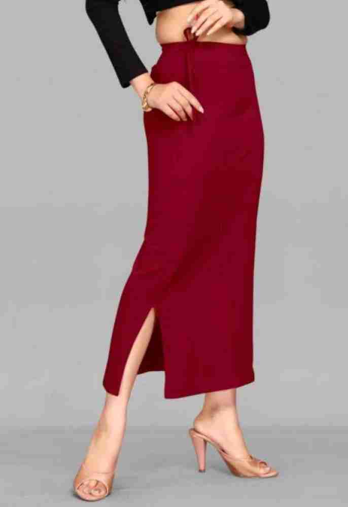 Shapewear Shop Women's Saree Shapewear (Red, Large) 