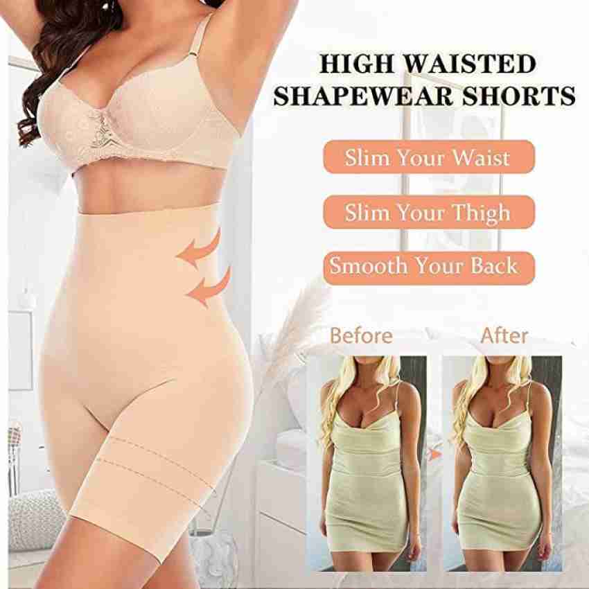 SHENHE Women's Shaperwear Half Slip High Waisted Tummy Control Body Shaper Slip  Skirt Apricot XS at  Women's Clothing store