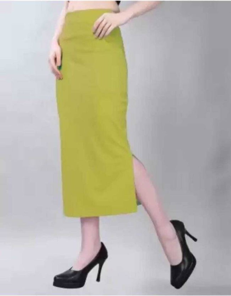 Kipzy Lycra Saree Shapewear Petticoat for Women, Shapers for Women's (Green,  S) at  Women's Clothing store
