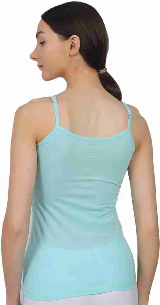 ActrovaX Camisole Spaghetti T-Shirt Bra Top Women Cami Bra Lightly