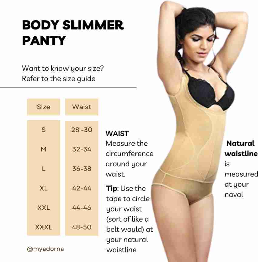 Adorna Cotton Body Slimmer Panty, Size: Large at best price in