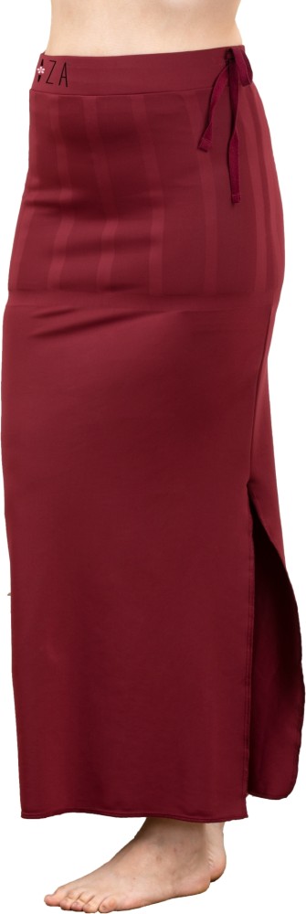 Trylo RIZA SAREE SHAPEWEAR-RED-2XL Lycra Blend Petticoat Price in