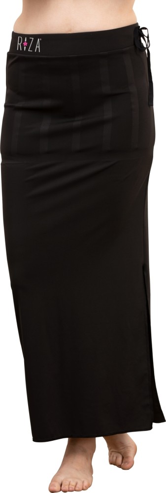 Trylo RIZA SAREE SHAPEWEAR-BLACK-M Lycra Blend Petticoat Price in India -  Buy Trylo RIZA SAREE SHAPEWEAR-BLACK-M Lycra Blend Petticoat online at