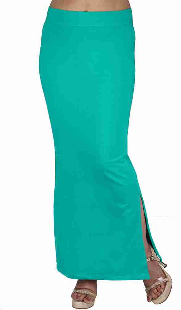Buy JCSS Turquoise Cotton Saree Shapewear for Women Online @ Tata CLiQ
