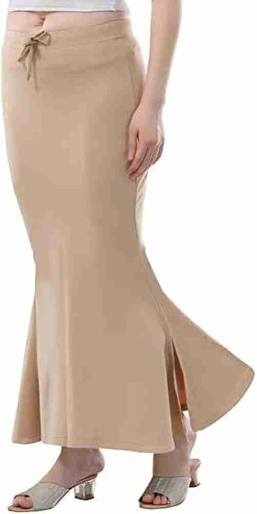Jaanvi fashion Lycra Saree Shapewear Petticoat for Women, Cotton