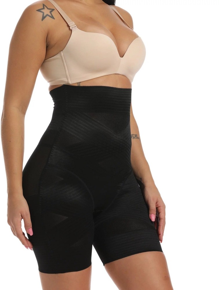 DARKVELLY Women’s Cotton Lycra Tummy Control 4-in-1 Blended High Waist  Tummy and Thigh Shapewear