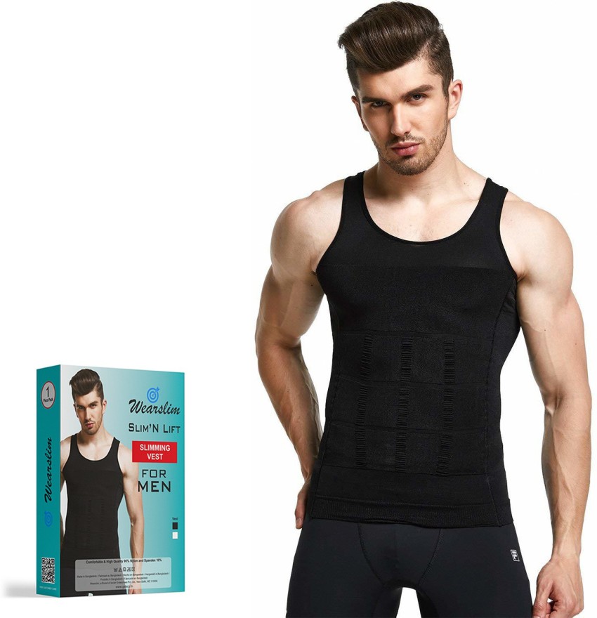 Fitolym white Slimming Tummy Tucker Slim & Lift Body Shaper Vest Belly Fat  Love Handle Vest for Men&oWomen