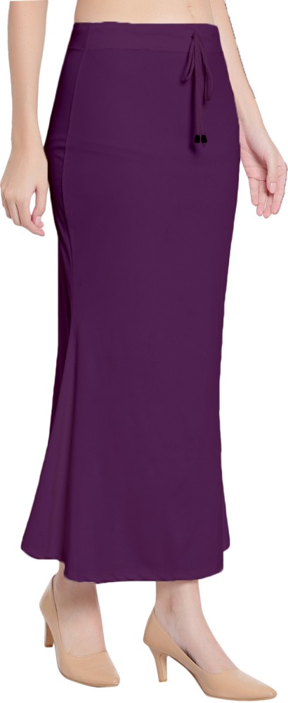 FEMULA Lycra Blend Cotton Saree Shapewear Petticoat for Women and