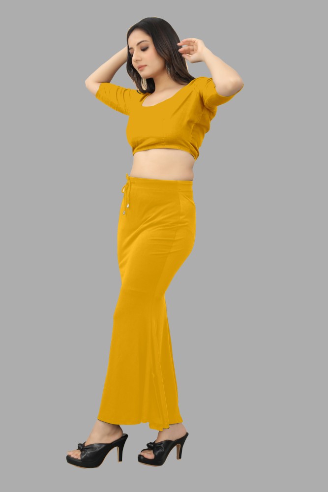 Fishcut Style Flare Saree shapewear Petticoat for Women under