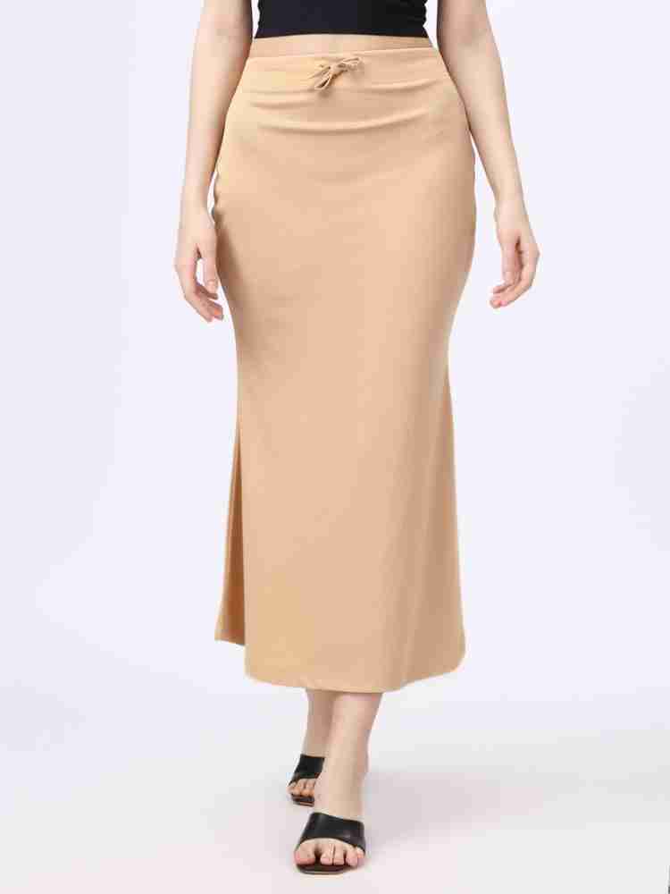 Women Cotton Blended Underskirt Saree Sari Shapewear Petticoat