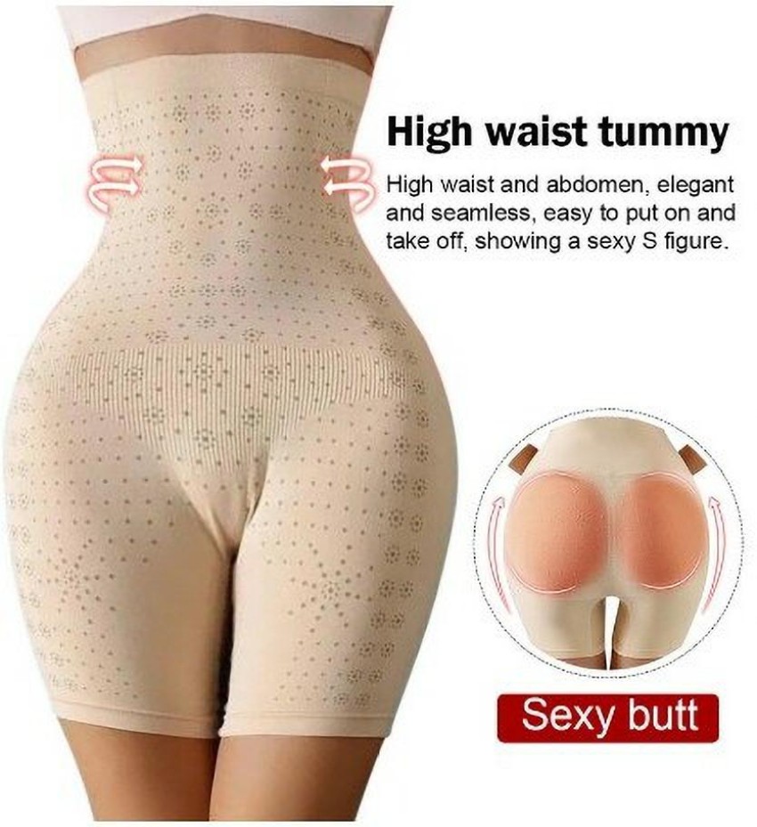 Buy OLSIC Skin High Abdomen Tummy Slimming Short Pants Tummy Control  Panties Woman Body Shaper Underwear-S at