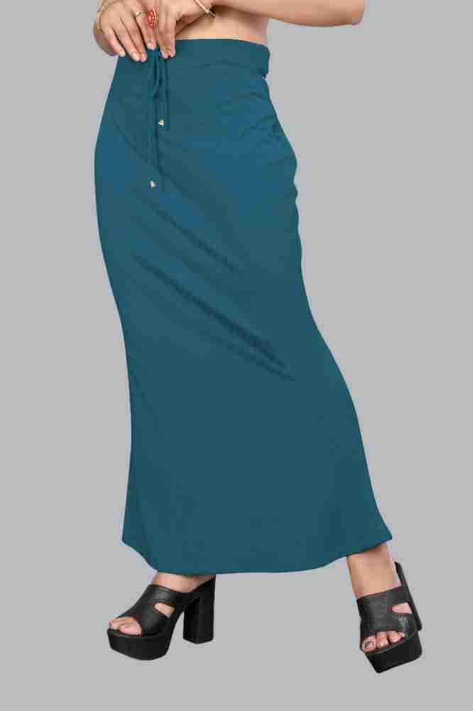 ALYNE Lycra Saree Shapewear Petticoat for Women, Women's Blended Saree  Shapewear (S, Airforce Blue) : : Fashion