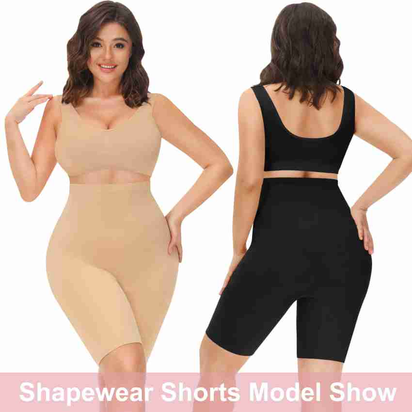 Buy SELETA Womens High Waist Fashion Tummy Tucker /Shapewear, color- BLACK  (sw16) Online In India At Discounted Prices