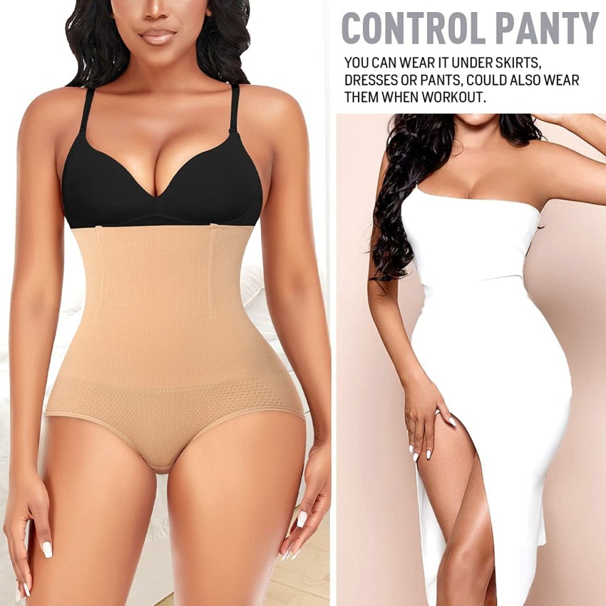 Buy KeepCart Women Tummy Control Full Body Shaper Shapewear Bodysuit High  Waist Trainer Thigh Slimmer Grey at