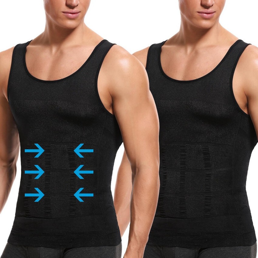 Fitolym Men's Sweat Shaper Vest, Body Shaper and Slimming Vest for Weight  Loss