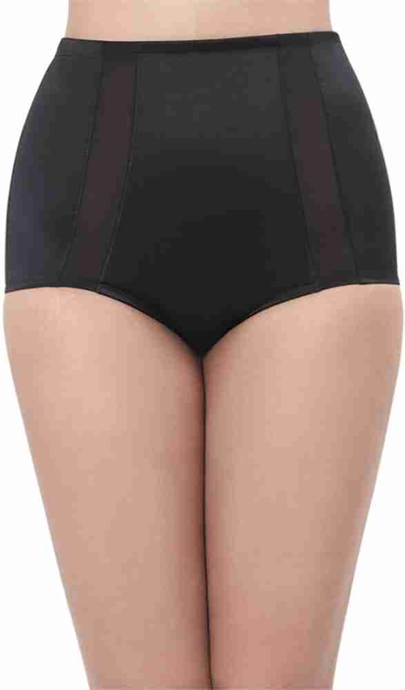 Buy Amante Solid High Rise Thigh Shaper Black at