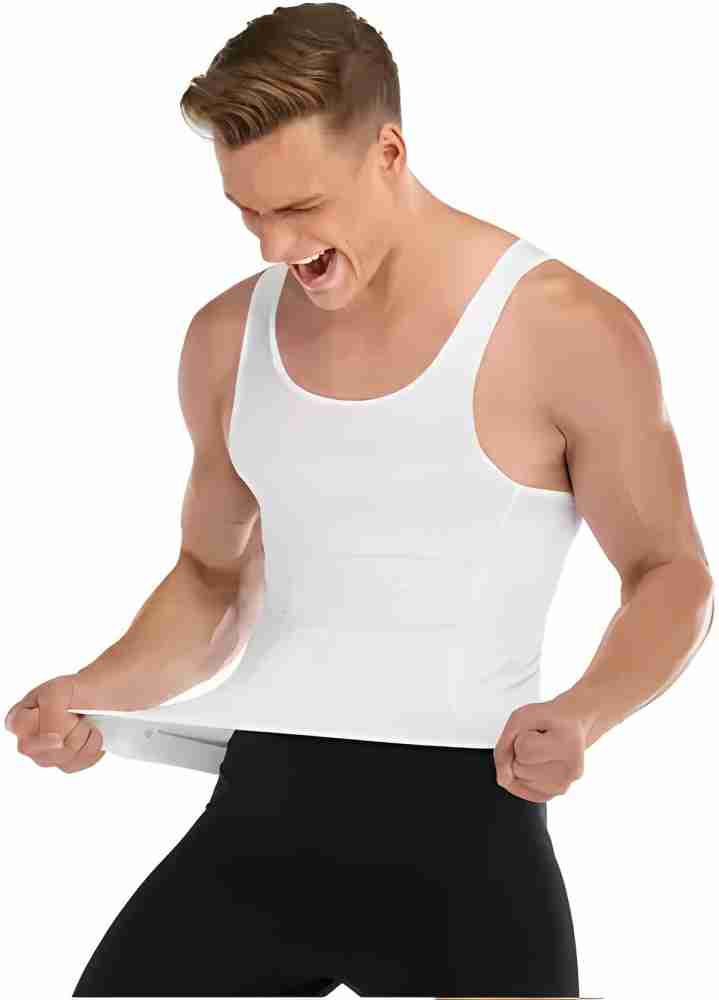 Men's Cotton Color Vest Casual Sleeveless/Classic Soft Stretchable Tummy  Tucker Vest
