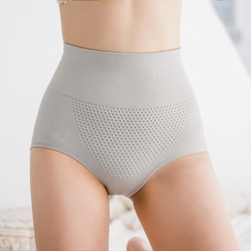 GENEMA Women Sexy High Waist Tummy Control Panties Shapewear Zipper Hooks  Butt Lifter Seamless Body Shaper Underwear Briefs