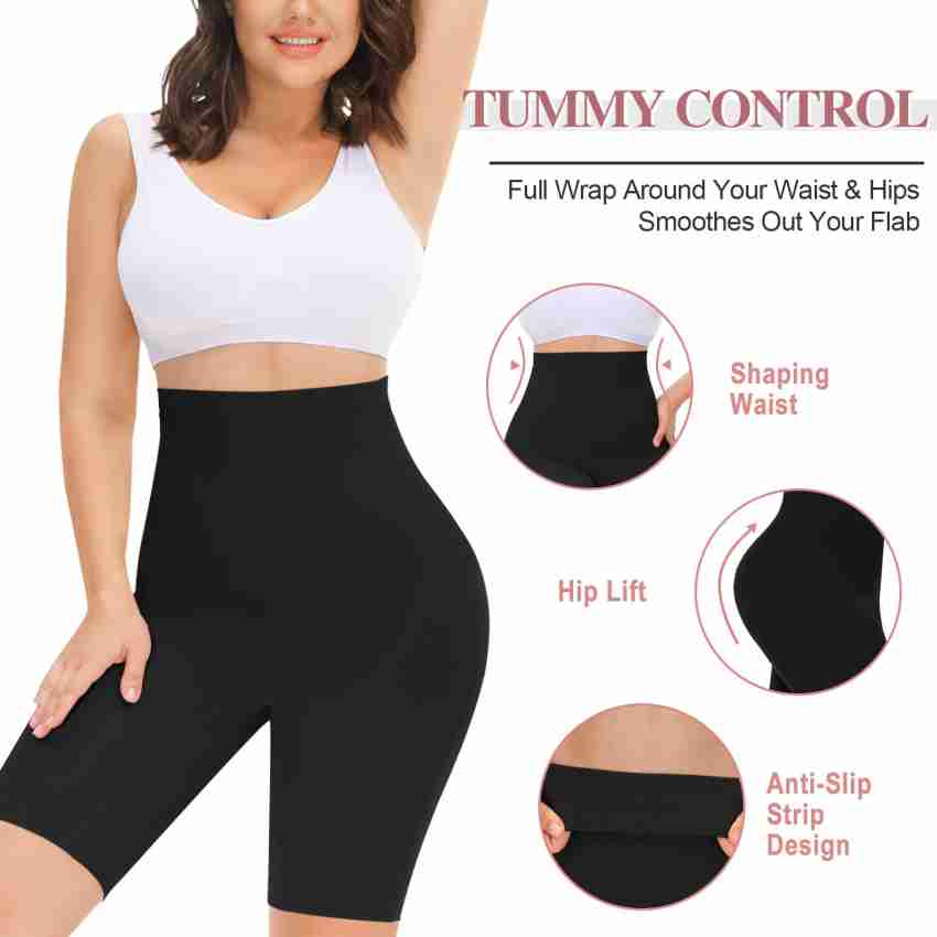 Shapewear Women's Seamless Body Shaper/Tummy Tucker/Tummy Control High  Waist Firm Control Shapewear Pantie Free Size (Pack of 2)