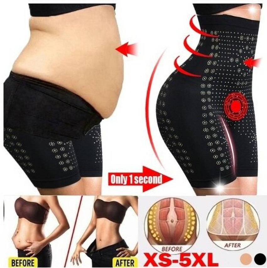 OLSIC Wowen Seamless Shapewear Tummy Control Panty High Waist Lace Thigh  Slimmer Body Shaper Underwear Slimming Briefs