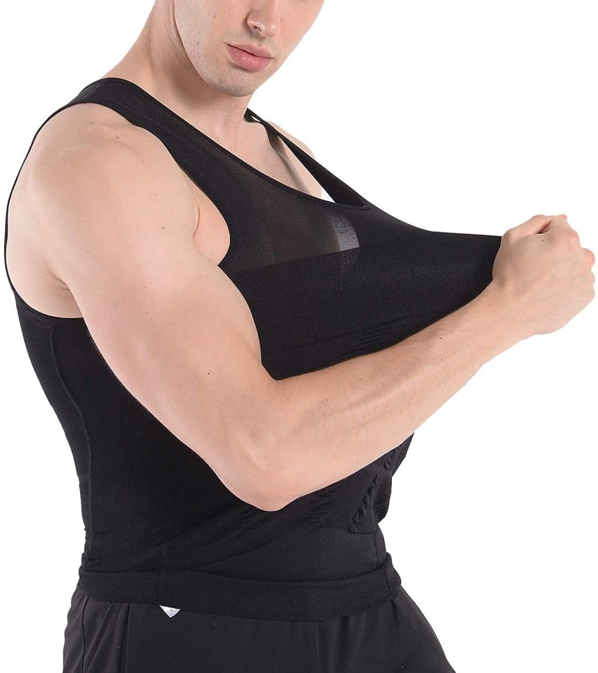 ADA® Premium Men's Compression Tank Top, Slimming Body Shaper Vest