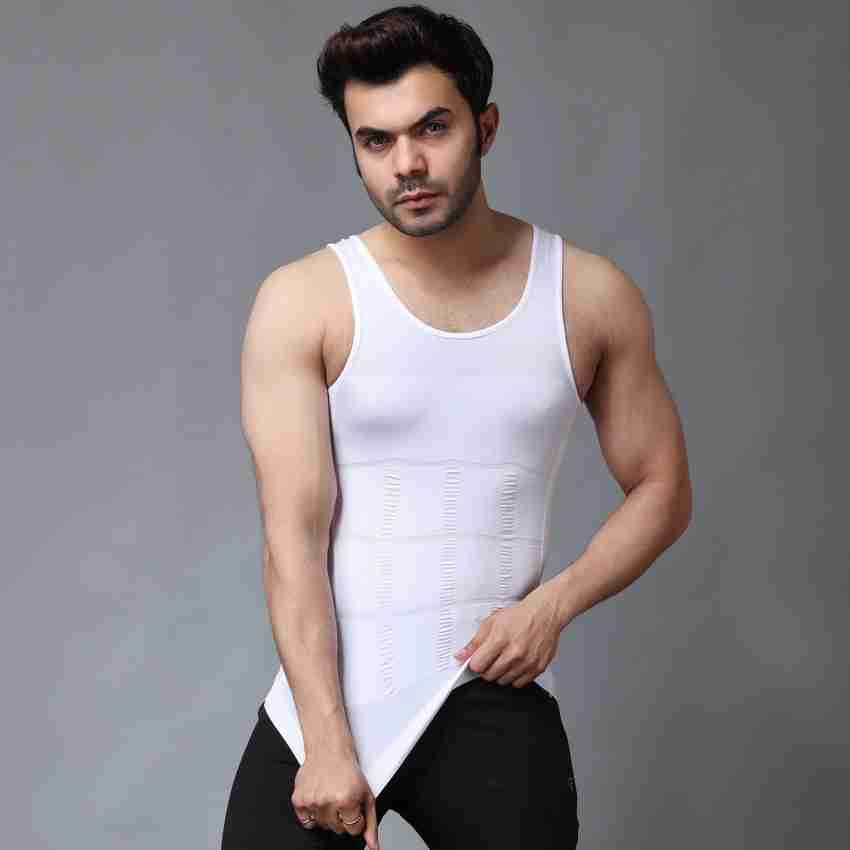 Men Ultra Lift Undershirt Vest Body Slimming Tummy Shaper