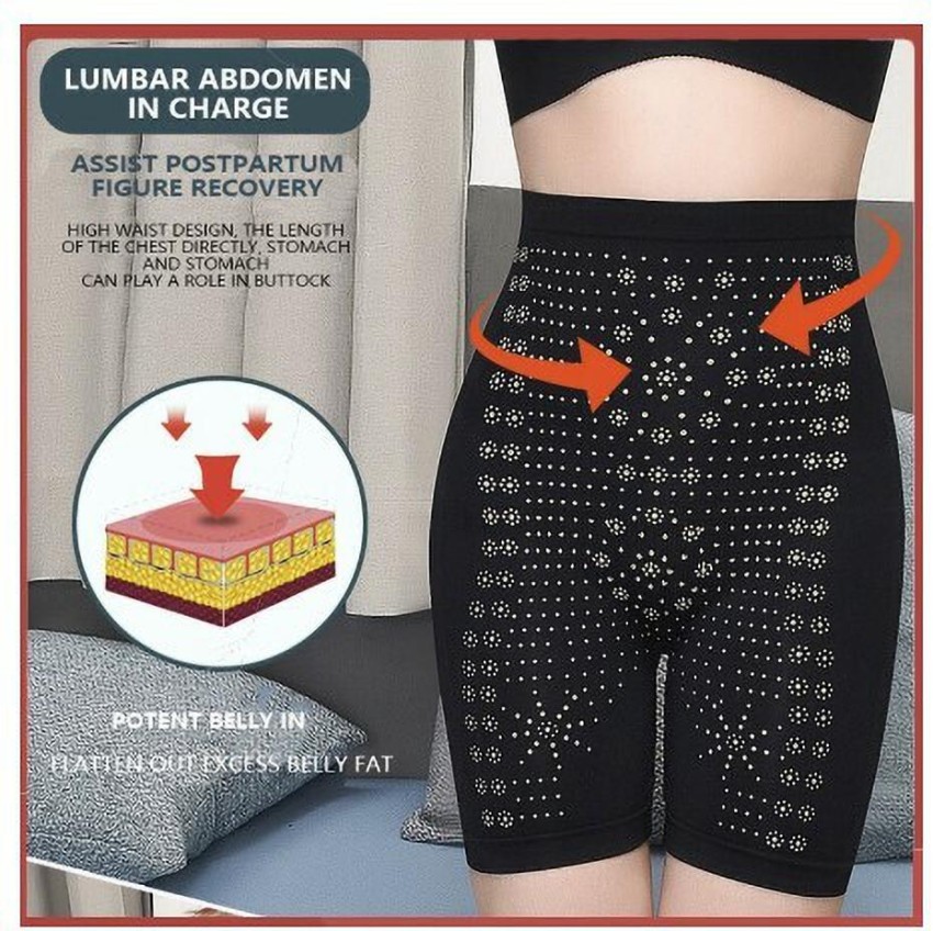 OLSIC High Waist Abdomen Slimming Short Pants Tummy Control