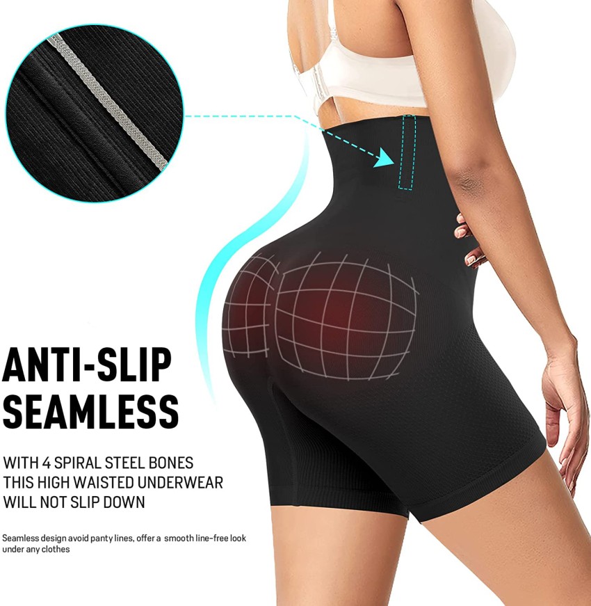 Buy KeepCart Women Seamless High Waist Trainer Lady Slimming Tummy Control  Panties Knickers Pant Briefs Shapewear Underwear Women Body Shaper (M,  Black) at