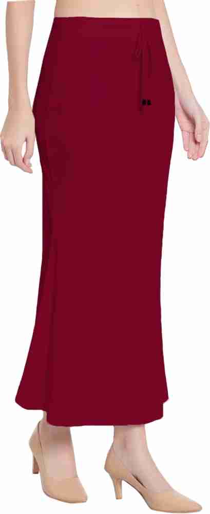 Buy Bureaucrat Saree Shapewear Petticoat for Women Cotton Blended