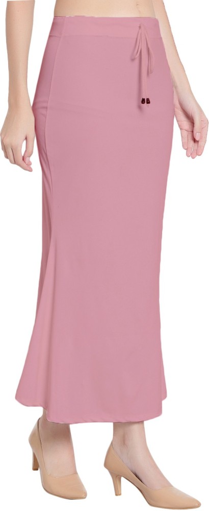 Buy FEMULA Lycra Blend Cotton Saree Shapewear Petticoat for Women