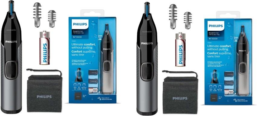 PHILIPS Nose Hair Trimmer NT3650/16 Pack Of 2 Shaver For Men, Women -  PHILIPS 