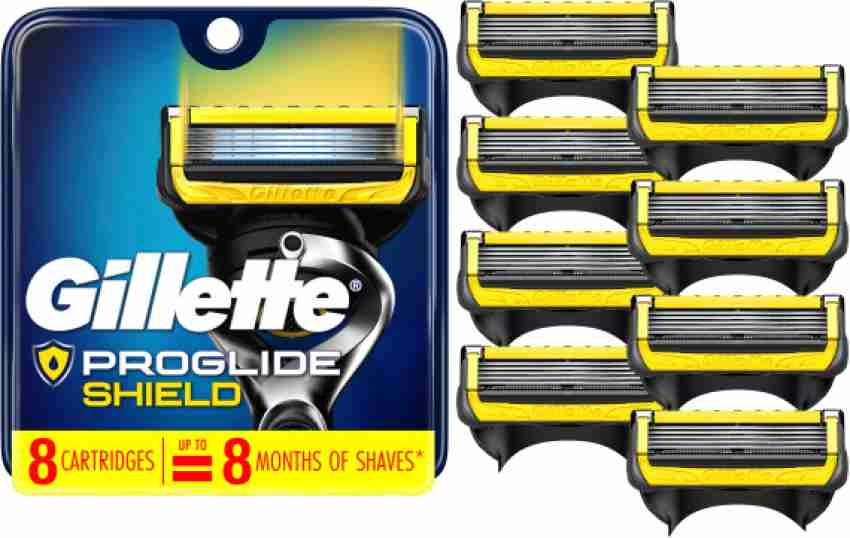 Gillette ProGlide Shield Men's Razor Blades Refills Cartridges, 8