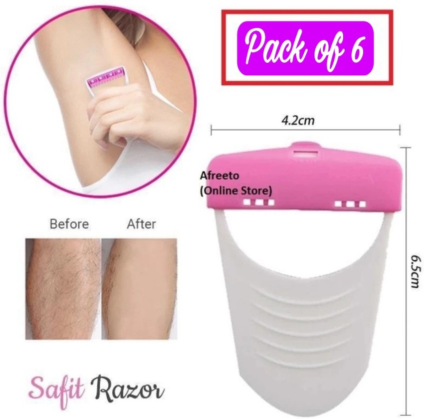 Buy MAX Set of 6 Underarms women Hair Removal Razor Disposable shaver  Ladies hair remover Skin Blade Online - Get 71% Off