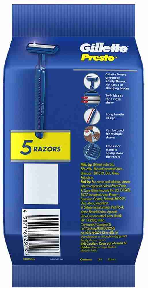 Gillette presto deals