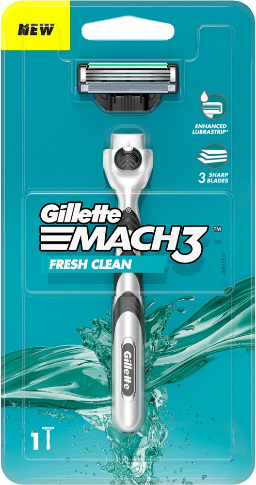 Gillette Mach 3 Razor - Price in India, Buy Gillette Mach 3 Razor Online In  India, Reviews, Ratings & Features
