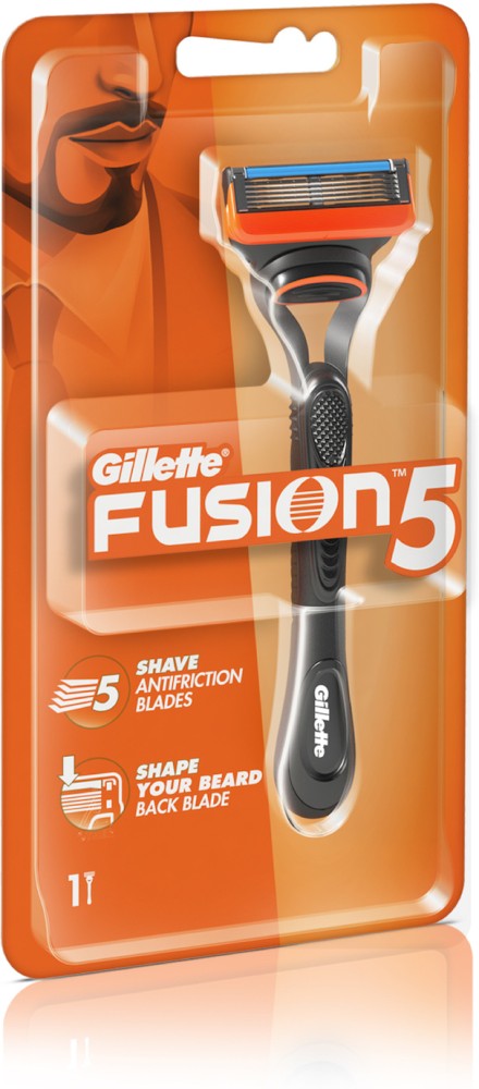 Gillette Fusion Men's Grooming Razor 5 Blades+ Precision Trimmer for Beard  Styling (1 pc) - Price in India, Buy Gillette Fusion Men's Grooming Razor 5  Blades+ Precision Trimmer for Beard Styling (1