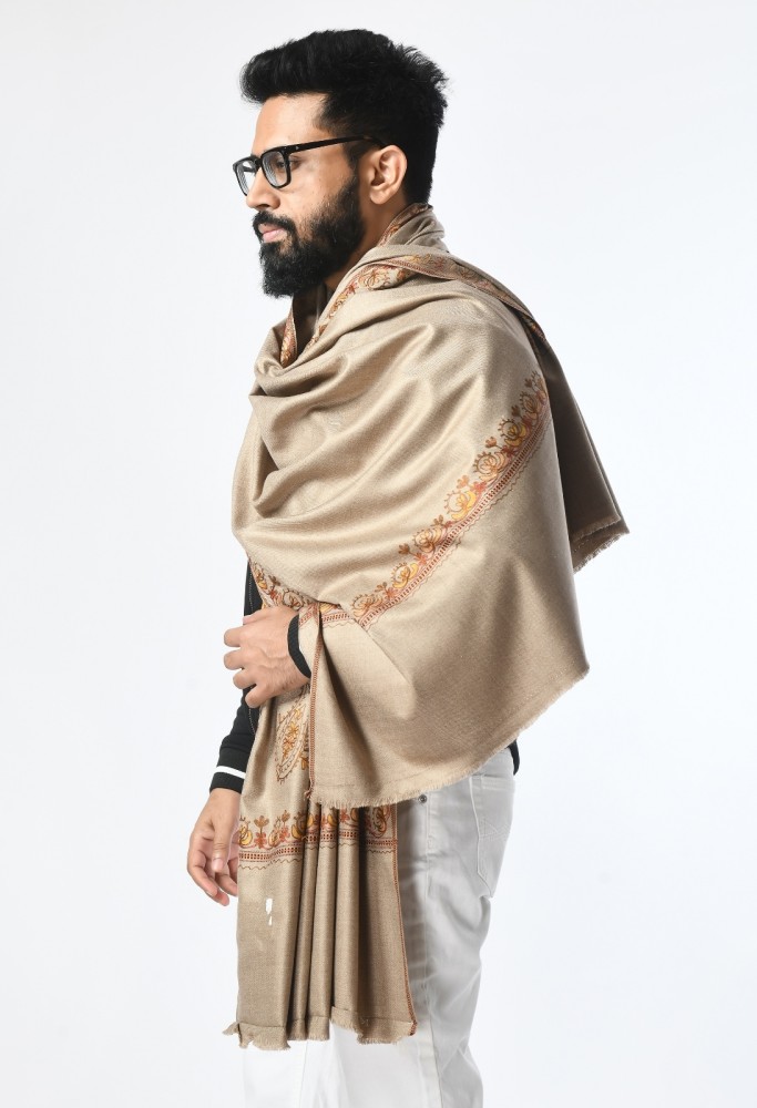 How to wear on sale shawl for men