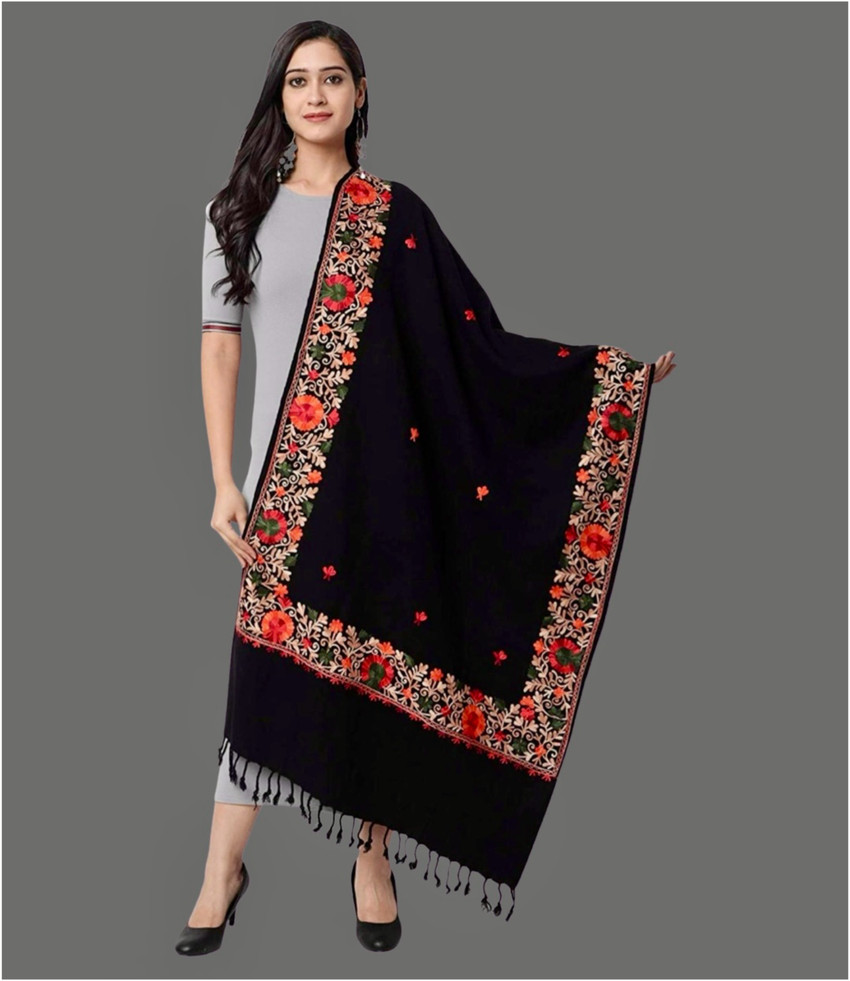 PEHNAVA BY JC Pashmina Embroidered Women Shawl Buy PEHNAVA BY JC Pashmina Embroidered Women Shawl Online at Best Prices in India Flipkart