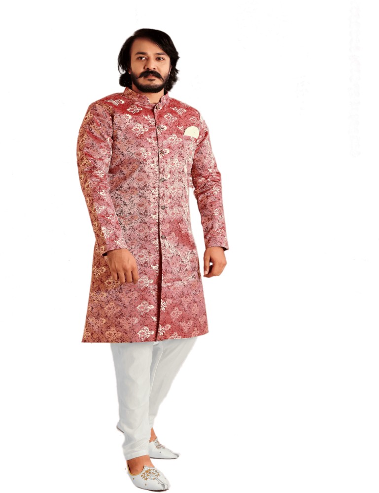 N.B.F Fashion Printed Sherwani Price in India Buy N.B.F Fashion