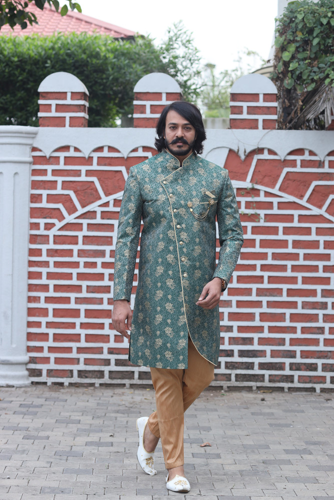 Brand Boy Printed Sherwani Price in India Buy Brand Boy Printed Sherwani online at Flipkart