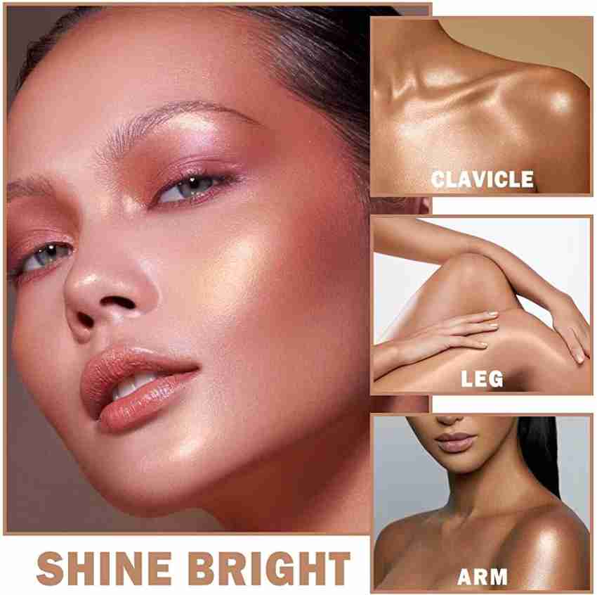 Glitter Highlighter Liquid Eye Shadow Waterproof Face Body Highlighter  Shiny