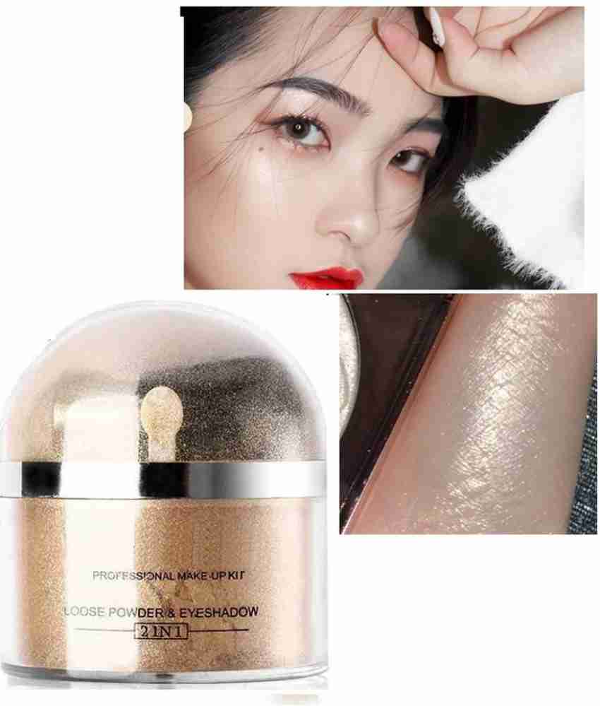 GULGLOW99 makeup shimmer powder with brush glitter gold highlighter powder  - Price in India, Buy GULGLOW99 makeup shimmer powder with brush glitter  gold highlighter powder Online In India, Reviews, Ratings & Features