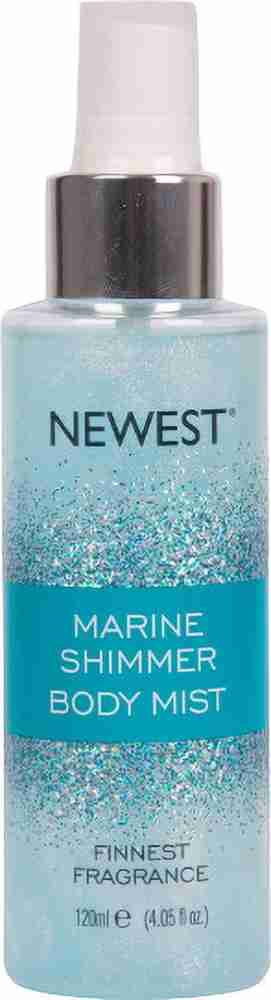 Shimmer outlet body spray