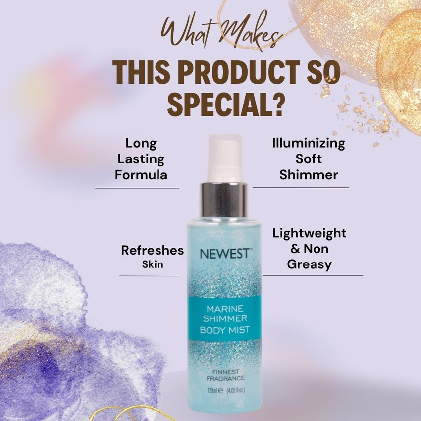 Shimmer body mist best sale